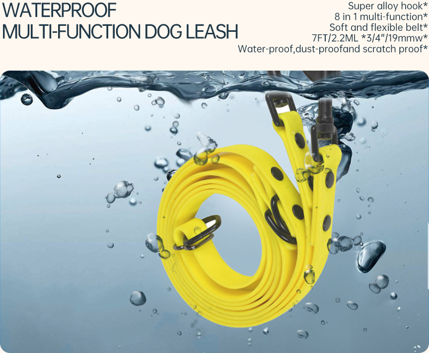 WATERPROOF   MULTI-FUNCTION DOG LEASH